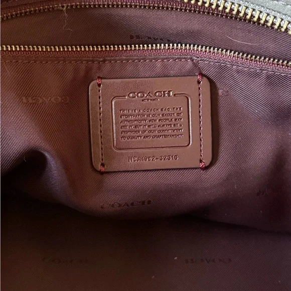 Coach Dreamer 36 Gray Handbag - Picture 6 of 14